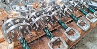 Componentes subsea usinados