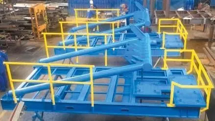 Subsea structure with handrails